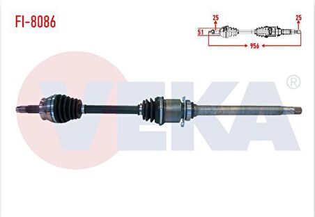 Fiat Egea Ön Sağ Aks [Veka] (52017365)